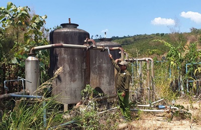 Tôn K'Long giữa cao điểm mùa khô